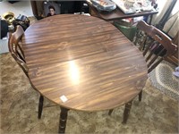 Dining room table and chairs