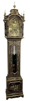 Lacquer Chinoiserie Tall Case Clock