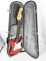 GUC Mansfield Stratocaster Red Electric Guitar