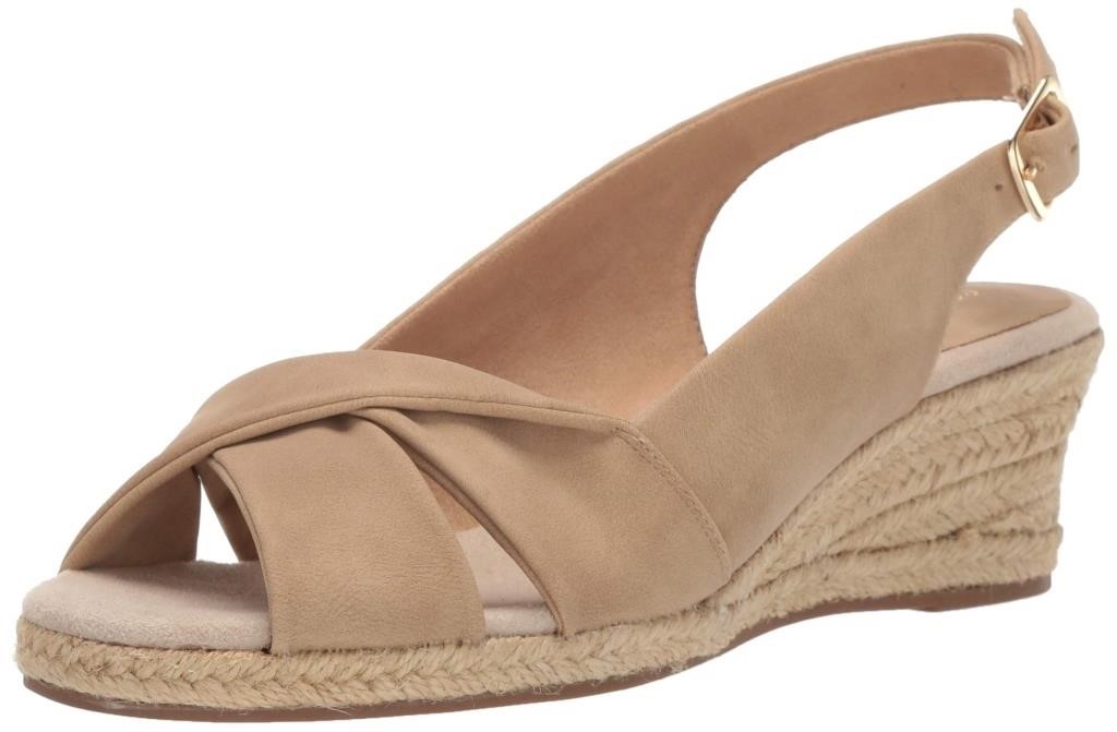 Easy Street Women's Slingback Espadrille Wedge San