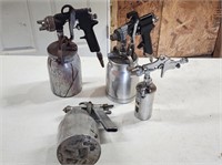 4 Canister Style Paint Guns