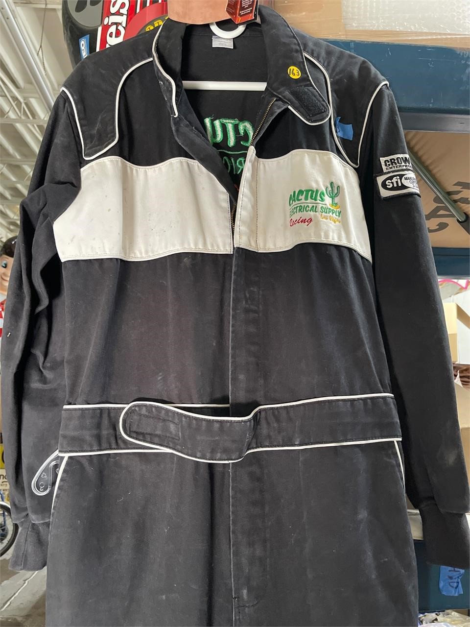 XL VINTAGE RACE SUIT-CACTUS ELECTRIC SUPPLY RACING