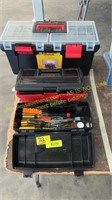 3 Tool Boxes with Variety of Tools