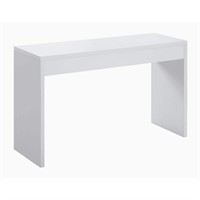 Northfield 48 in. White Rectangle Wood Table