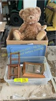 Stuffed Teddy Bears, Picture Frames, Tote