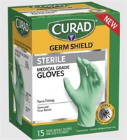 (2) 30-Pk Germ Shield Sterile Medical Grade Glove,