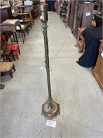 53" metal floor lamp rusted
