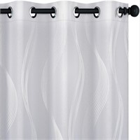 Deconovo Light Silver Grey Blackout Curtains,