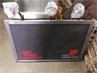 Molson Canadian Illuminated Portable Chalkboard