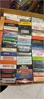 Box of VHS tapes