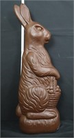 Vintage 29in chocolate bunny blow mold, no cord