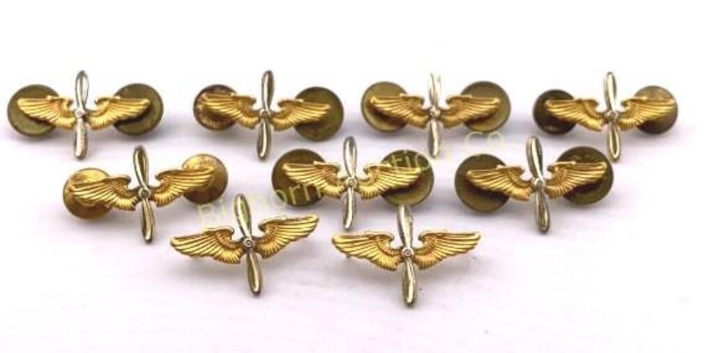 US Military Pilots Collar Wings