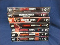 Lot of 7 Criminal Minds DVD Series