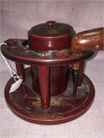 Oriental Tobacco Stand and Pipe