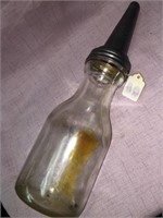 Antique "The Master" Oil Bottle and Spout