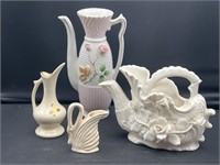 Assorted bud vases