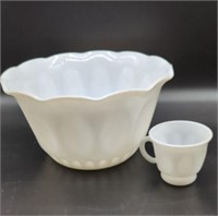 Punch Bowl Set w/(12) Cups