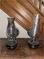 Pair oil lamps