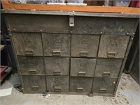 Vintage Industrial metal cabinet