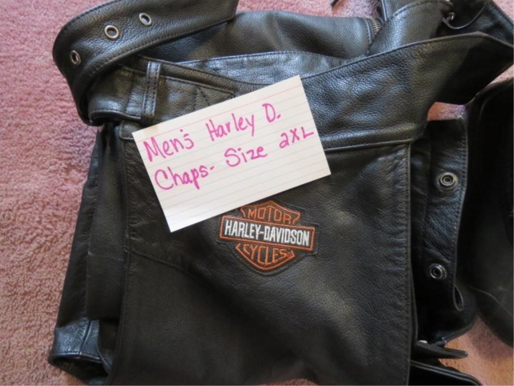 MENS HARLEY DAVIDSON CHAPS - SIZE 2XL