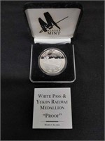 Alaska Mint White Pass & Yukon Railway Medallion
