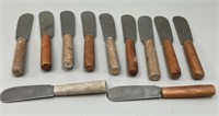 11Vtg Small Pate, Cheese, Butter Knives