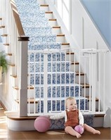 Cumbor 29.7-46" Arched Decor Baby Gate For Stairs