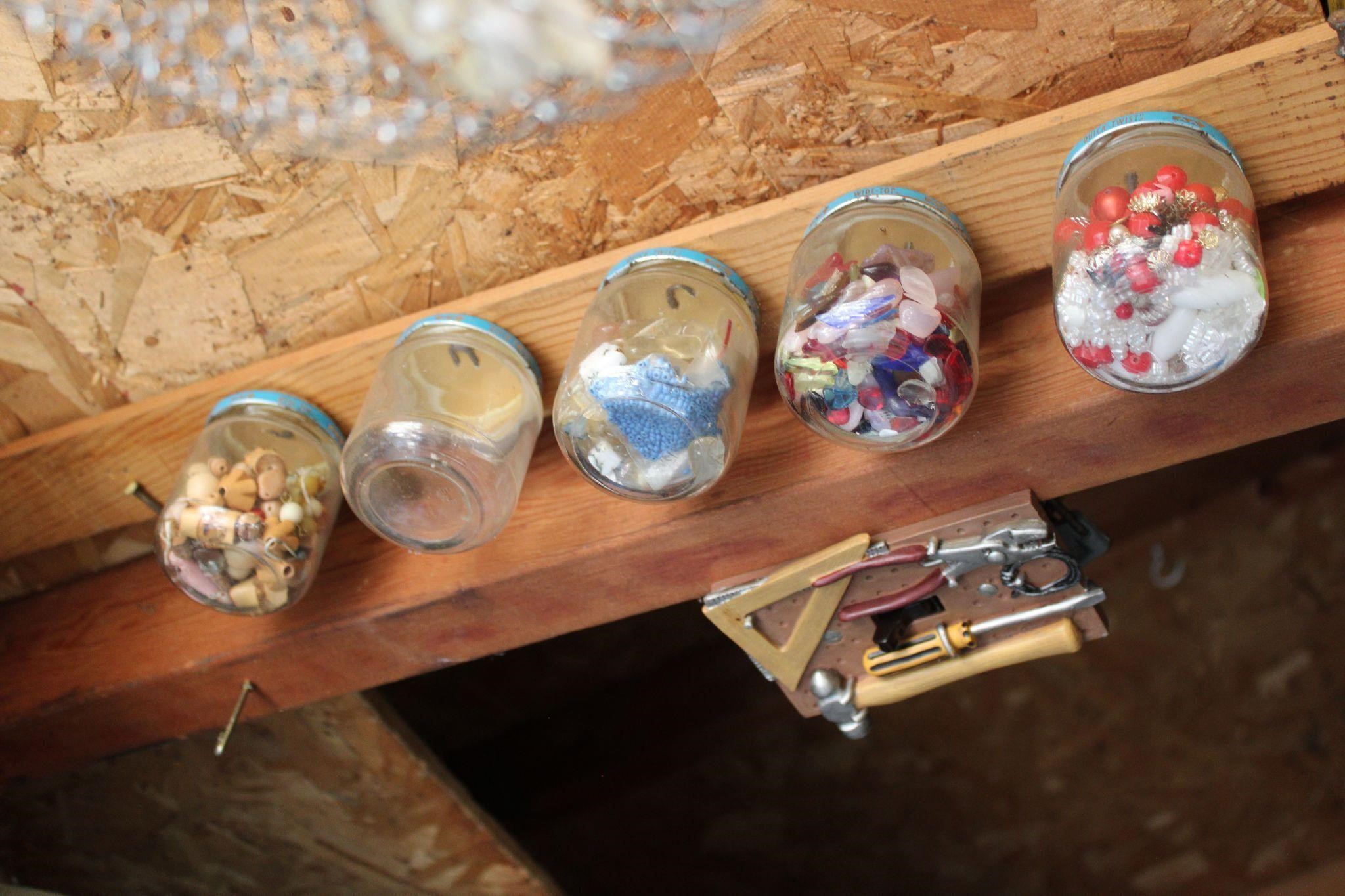 Baby Jar Storage for workshops