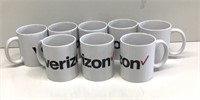 8 Verizon 12oz Coffee Mugs