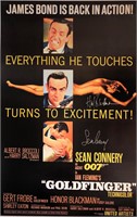 007 Goldfinger Autograph Poster