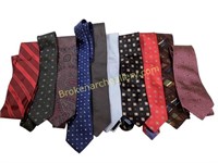 Ten Gentleman’s Fashion silk Ties