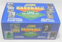 Sealed Score 1992 MLB Cards Box