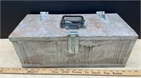 Homemade Wooden Storage Box (17.5"W x 8"D x
