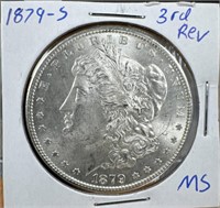 1897-S 3rd Rev. Silver Morgan Dollar MS