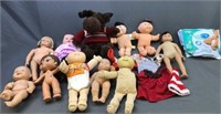 Large Doll Lot Cabbage Patch Dolls Moose With