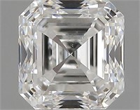 Gia Certified Asscher Cut .90ct Si1 Diamond