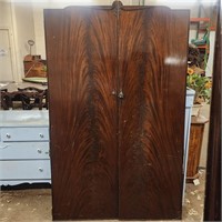 Four antique wardrobe doors