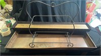 Decorative trays, wire plate holder