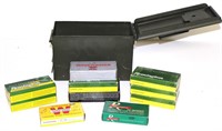 AMMO CAN OF MIXED ROUNDS 7MM, 30-30, 35, 8MM