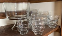 TRIFLE DISH & SMALL DIP DISHES