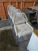 4pc patio chairs (lobby)