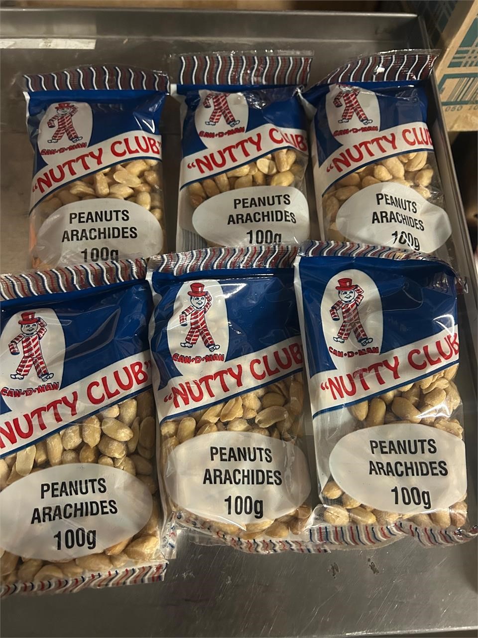 NEW (6x100g) Peanuts