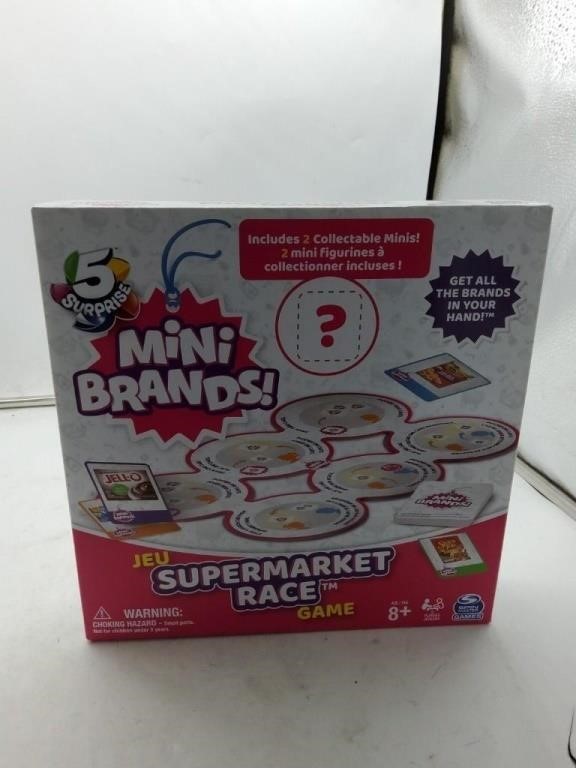 Mini brands supermarket race game