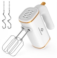 B1970  LINKChef Electric Hand Mixer, 5 Speed, Whit