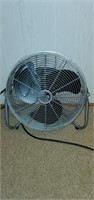 Small Silver Metal Tropical Breeze Adjustable Fan