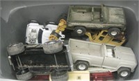 Lot of Miscellaneous Metal Trucks & Parts