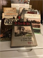 Various train books
