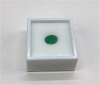 2.15ct Avg 10x8 mm Oval Zambian Emerald