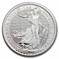 2024 1 oz Silver Britannia Coin BU (King Charles I