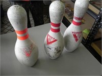 Vintage Vultex Bowling Pins - lot of 3